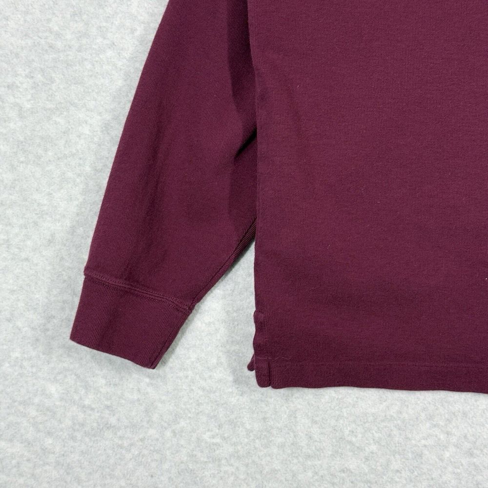 Polo by Ralph Lauren Burgundy Quarter Zip Sweater - Picture 10 of 12